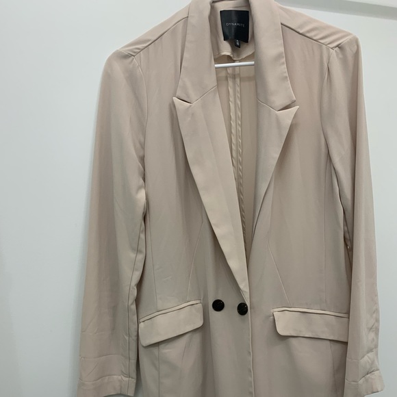 Dynamite light cream/tan blazer - Picture 1 of 4